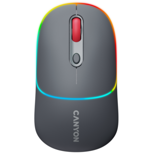 CANYON mouse MW-22 2-in-1 BT/ Wireless Dark Grey