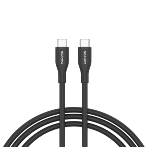 CANYON cable CC60SC10 C-C 60W 1m Silicon Black