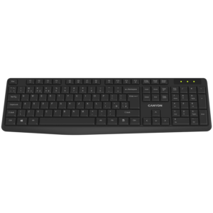 CANYON keyboard KB-W01 Wireless Black