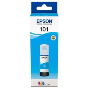 Epson 101 EcoTank Cyan Ink Bottle, 6,500 pages