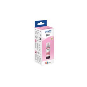 Epson 108 EcoTank Light Magenta Ink Bottle, 5400 pages