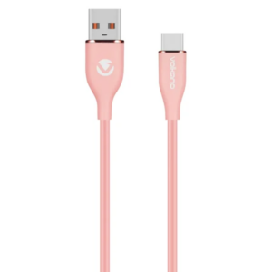 Volkano Flexi Series Type-A to Type-C 30W Cable 1.5m Pink