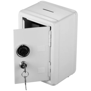 Volkano Kids Iron Money Saving Vault - White