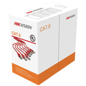 Hikvision 305m CAT6 Solid Copper UTP Network Cable Orange