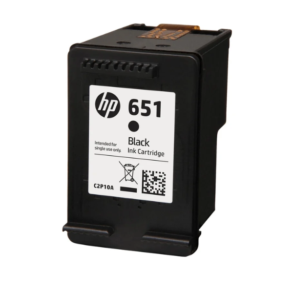 HP 651 Black Original Ink Advantage Cartridge,~600 pages - Image 3
