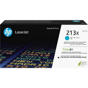 HP 213X Cyan Original LaserJet Toner Cartridge ~ 6000 pages