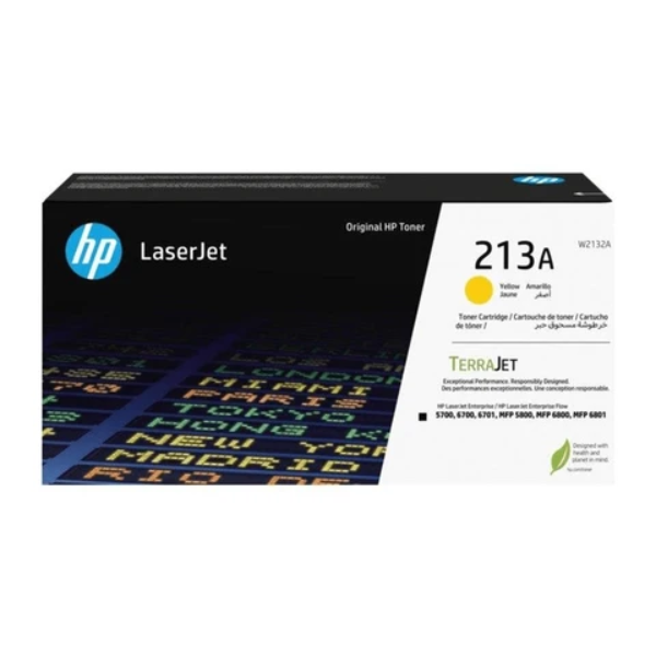 HP 213A Yellow Original LaserJet Toner Cartridge ~ 3,000 pages - Image 2