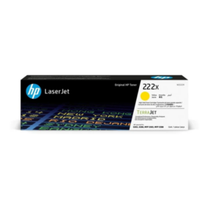 HP 222X High Yield Yellow Original LaserJet Toner Cartridge ~2,500 pages
