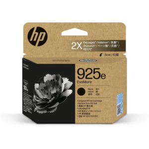 HP 925e EvoMore Black Original Ink Cartridge ~1,000 pages