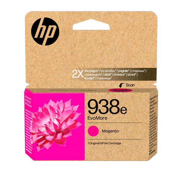 HP 938e EvoMore Magenta Original Ink Cartridge ~1,650 pages - Image 2