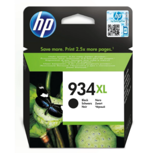 HP 934XL High Yield Black Original Ink Cartridge,~1,000 pages