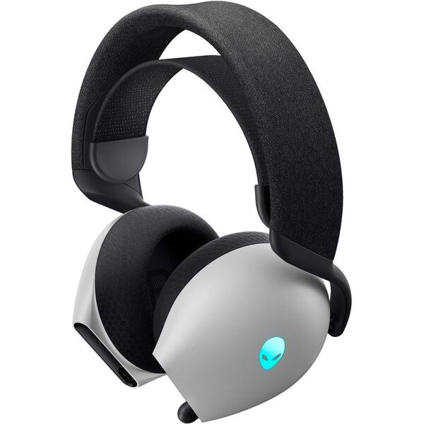 Dell Alienware Tri-mode Wireless Gaming Headset AW725H - Lunar Light - Image 3