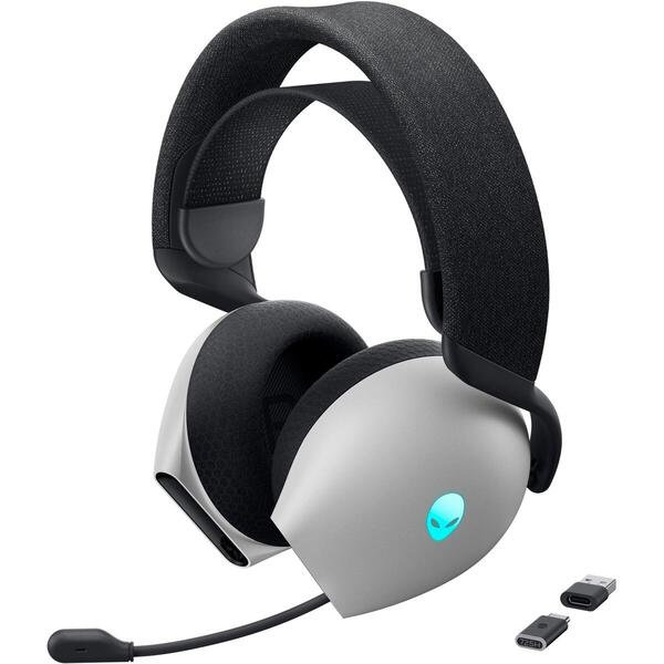 Dell Alienware Tri-mode Wireless Gaming Headset AW725H - Lunar Light