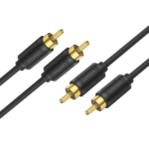 UNITEK 1.5M 2RCA TO 2RCA M TO M CABLE (Y-C945BK)
