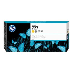 HP 727 DesignJet Yellow High Yield Ink Cartridge Original F9J78A Single-pack
