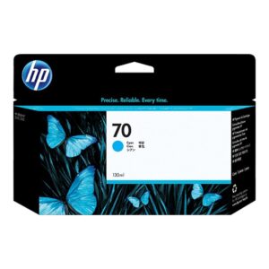 HP 70 DesignJet Cyan Ink Cartridge Original C9452A Single-pack