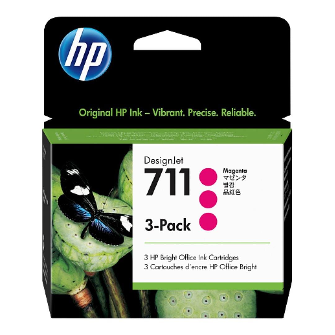 HP 711 DesignJet Magenta Ink Cartridge Original CZ135A Multi-pack