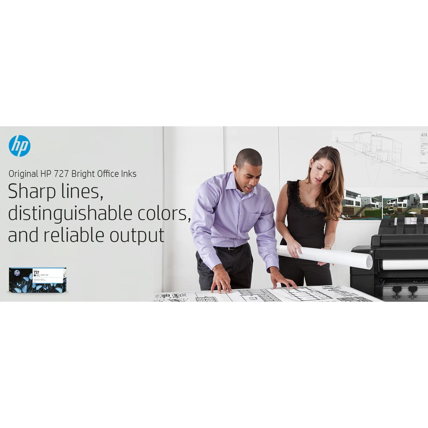 HP 727 DesignJet Magenta High Yield Ink Cartridge Original F9J77A Single-pack - Image 3