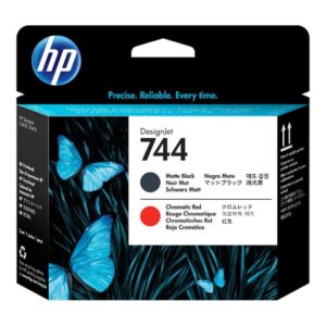 HP 744 DesignJet Matte Black and Chromatic Red Printhead F9J88A