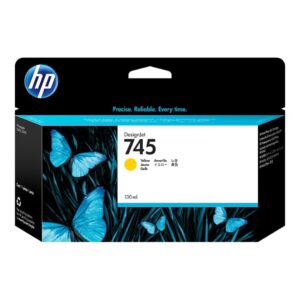 HP 745 DesignJet Yellow Standard Yield Ink Cartridge Original F9J96A Single-pack