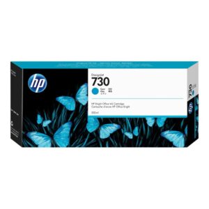 HP 730 DesignJet Cyan High Yield Ink Cartridge Original P2V68A Single-pack