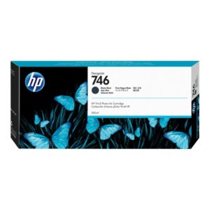 HP 746 DesignJet Matte Black Standard Yield Ink Cartridge Original P2V83A Single-pack