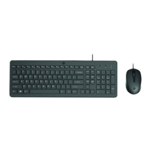 HP 150 Wired Mouse and Keyboard Combo Set English - Black