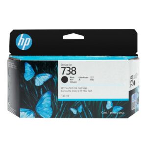 HP 738 130ml Original Black Designjet Cartridge