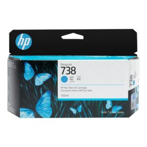HP 738 130ml Original Cyan Designjet Cartridge