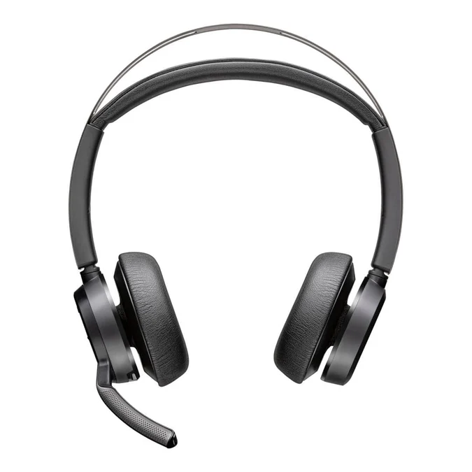 HP Poly Voyager Focus 2 Wireless Stereo Bluetooth Headset (9T9J6AA) – USB-C BT700 Dongle, Charge Stand & Advanced ANC - Image 2