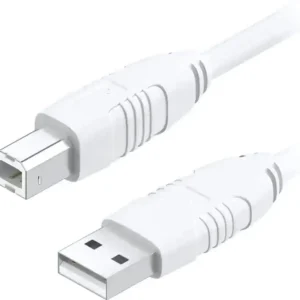 Mecer 1.8M USB Printer Cable A to B Male