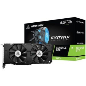Arktek Geforce GTX1660Ti GDDR6 6GB 192BIT Twin Fans Graphics Card