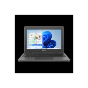 ASUS BR1100CKA / 11.6-inch HD (1366 x 768) 16:9 / Intel® Celeron® N4500 Processor 1.1 GHz (4M Cache  up to 2.8 GHz  2 cores) / DDR4 4GB (4GB DDR4 on board) / 128G eMMC / Intel® UHD Graphics / Windows 11 Home / Dark Grey / 1Y Pick up/ return