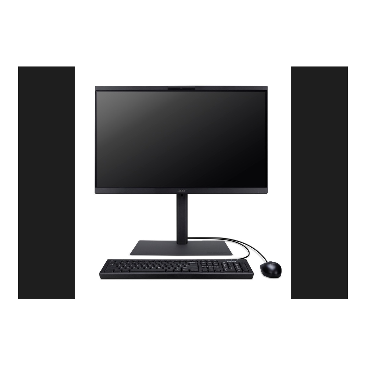 Acer AIO VZ4734GT 23.8" FHD Non-Touch Intel Core U5 225 Processor 16GB DDR5 Memory 512GB SSD M.2 PCIe Wi-Fi 6E and Bluetooth 5.3 TPM 2.0 SD Card Reader Integrated 5.0 MP+IR webcam with 2 stereo microphones USB Keyboard & Mouse Incl. Windows 11 Professional 3 Year Onsite Warranty