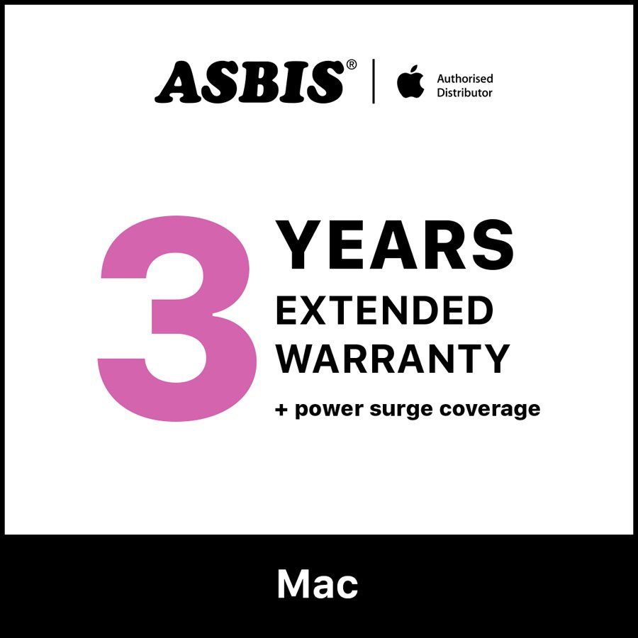 Asbis Additional 3-year warranty + power surge coverage for Mac Pro 16