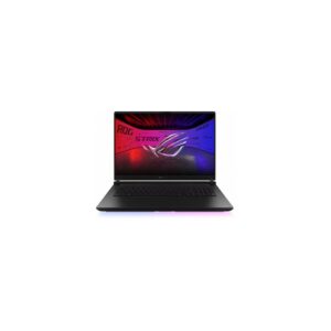 ASUS ROG STRIX SCAR 18 / 18-inch 2.5K (2560 x 1600 WQXGA) 16:10 ROG Nebula HDR Display / Intel® Core™ Ultra 9 Processor 275HX 2.7 GHz (36MB Cache up to 5.4 GHz 24 cores 24 Threads)/ Intel® AI Boost NPU up to 13 / DDR5 32GB ( 16GB DDR5-5600 SO-DIMM the memory speed of the systems vary by CPU SPEC *2 ) / 2TB PCIe® 4.0 NVMe™ M.2 Performance SSD + 1x M.2 SSD / NVIDIA® GeForce RTX™ 5090 Laptop GPU 24GB GDDR7 / Backlit Chiclet Keyboard Per Key RGB with Copilot key / Fast charging ( Recharge from 0-50% in 30 minutes ) / Incl. ROG backpack / Off Black / Windows 11 Home / 1YR PUR Warranty