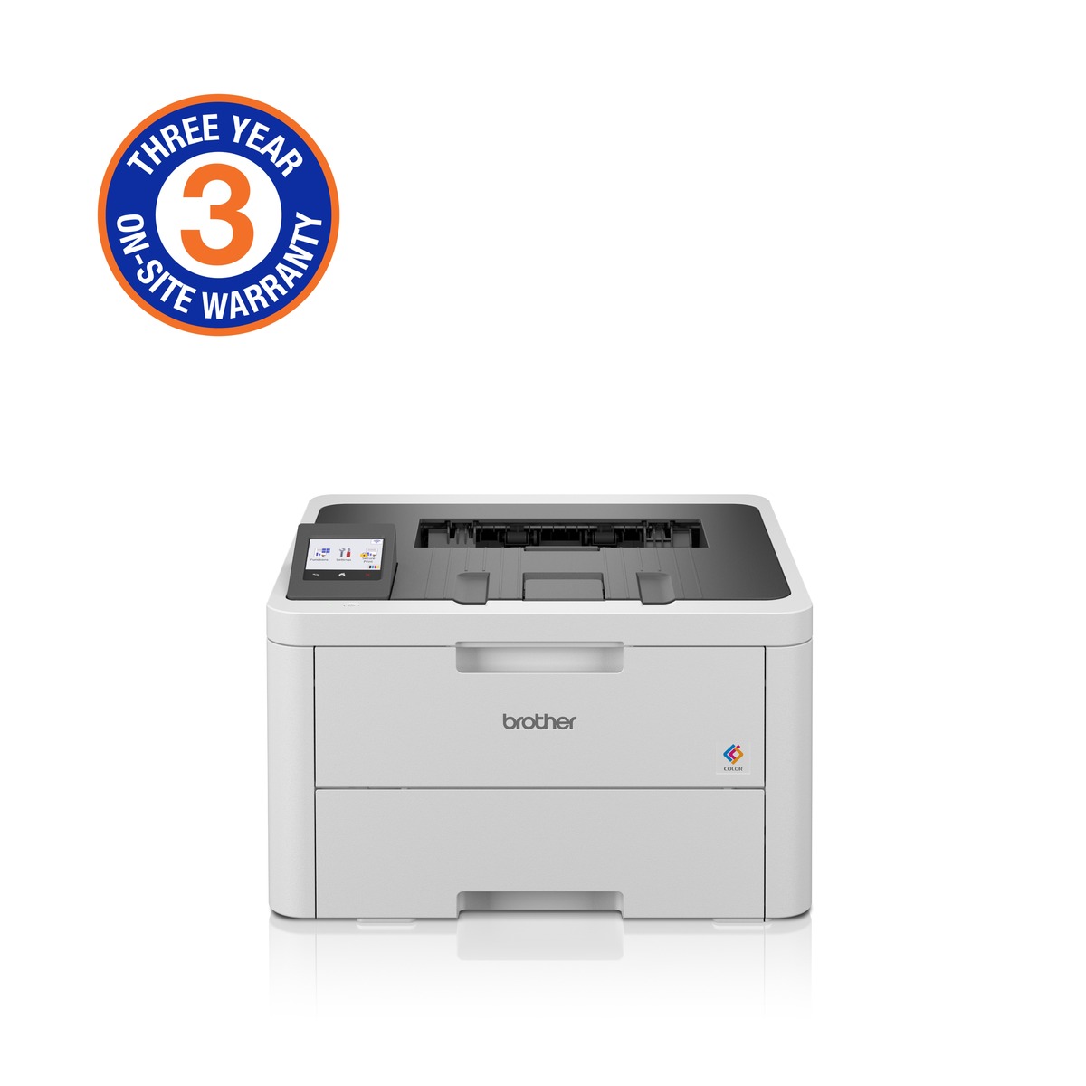 Brother Colour Duplex Laser Printer with wired and wireless networking capability (3YR onsite)