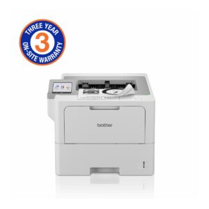 Brother High-Speed Monochrome Duplex Laser Printer with wired network capability (3YR onsite)