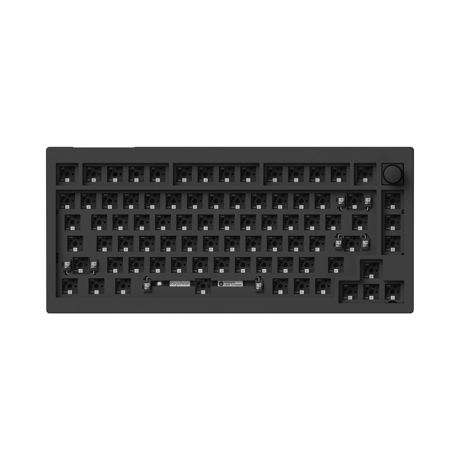 Keychron V1 Max QMK/VIA Wireless Custom Mechanical Keyboard | BANANA Switches – Black - Image 4