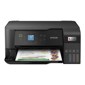 Epson 33ppm Mono 15ppm Colour A4 Print Scan Copy USB Wi-Fi/Wi-Fi Direct ManualDuplexPrint w/3.7cm LCD Screen incl 1 set of ink (2 x Black)