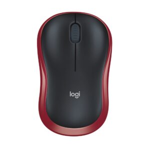 Logitech M185 - Wireless Mouse - Red