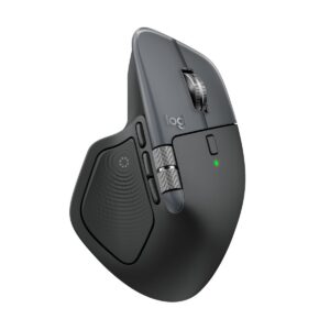 Logitech MX Master 4 – Wireless Mouse  Bluetooth – Silent – Graphite - Horizontal scroll wheel – Haptic feedback – Logi Bolt Receiver