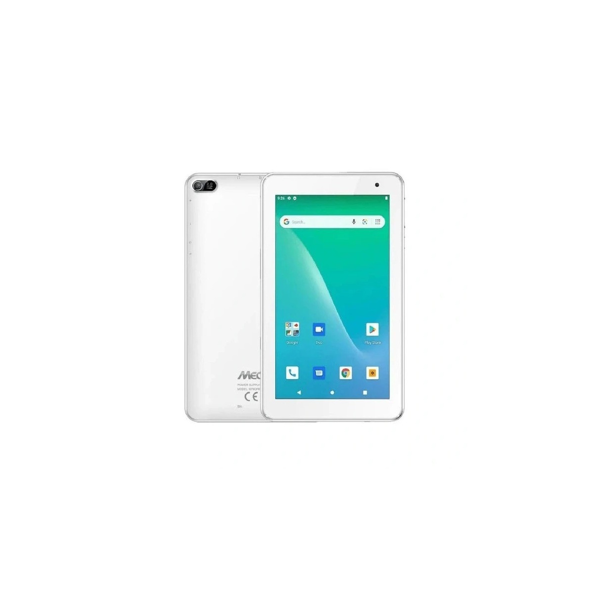 Mecer Xpress Smartlife 7” Android15 Go Quad Core 1.4Ghz/ 3GB/ 32GB/ Wi-Fi / 0.3+2M/ 4G/ SIM/ 1024x600/ 2400mAh/ Folio/ white.