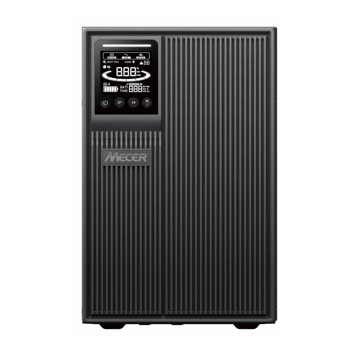 MECER INNOVA Basic G2 3KVA ON-LINE TOWER UPS PF 0.9/ Internal Battery 6 x 12V/9Ah + NMC Network Card. - Battery Warranty 6 Months.