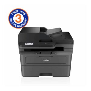 Brother Mid-Range Mono Laser MFC with Duplex printing and wired and wireless printing capabilities (3YR onsite)
