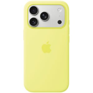 Apple iPhone 17 Pro Silicone Case with MagSafe - Neon Yellow