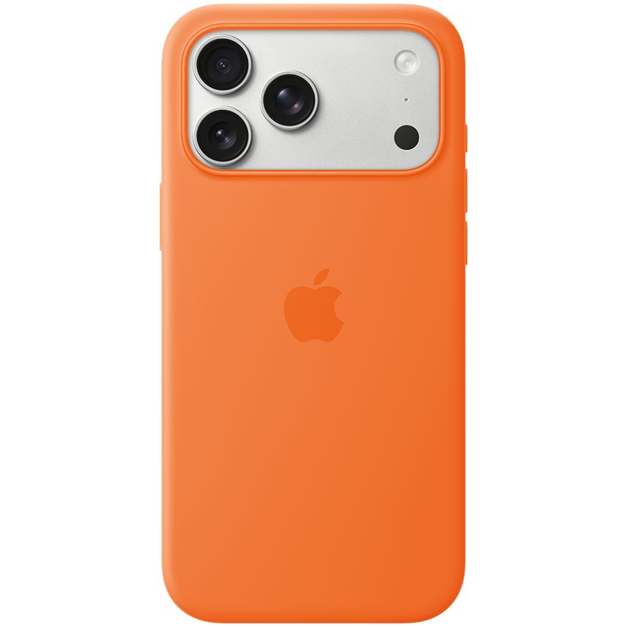 Apple iPhone 17 Pro Max Silicone Case with MagSafe - Orange