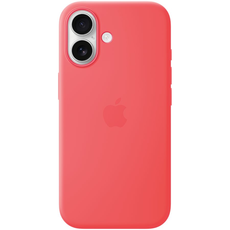 Apple iPhone 17 Silicone Case with MagSafe - Bright Guava