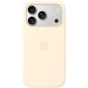 Apple iPhone 17 Pro Silicone Case with MagSafe - Vanilla