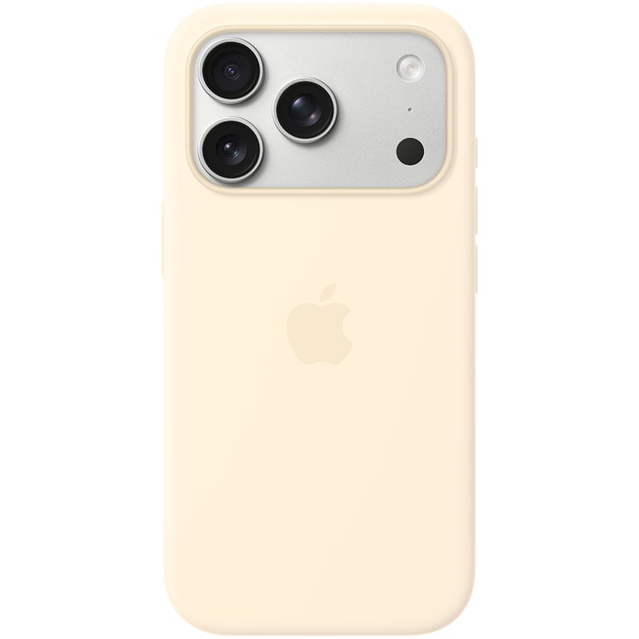 Apple iPhone 17 Pro Silicone Case with MagSafe - Vanilla